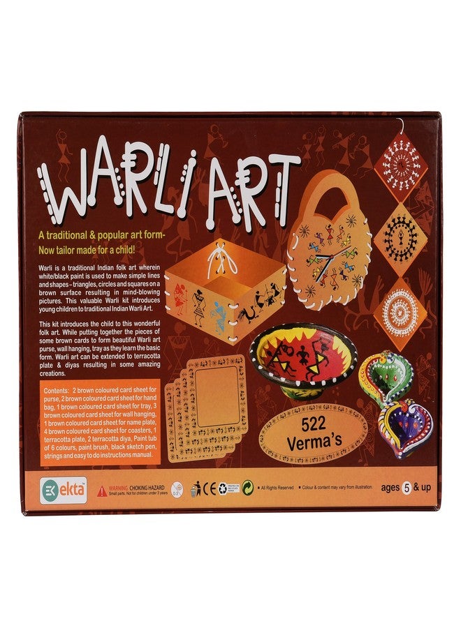 ekta warli art by krasa toys- Multi color, Plastic - Image 3
